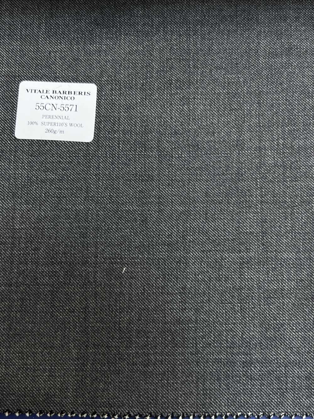 55CN5571 CANONICO PERENNIAL SUPER110'S Grau Ohne Muster[Textil] CANONICO