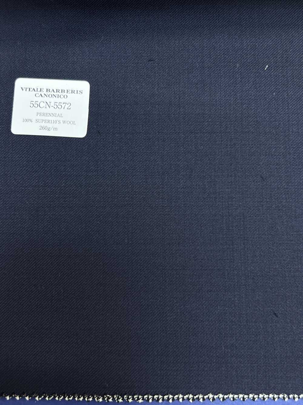 55CN5572 CANONICO PERENNIAL SUPER110'S Navy Ohne Muster[Textil] CANONICO