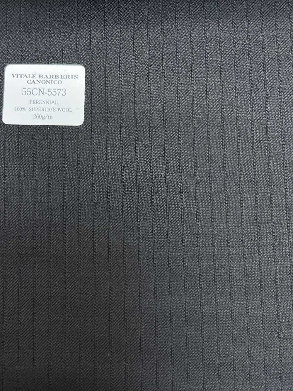 55CN5573 CANONICO PERENNIAL SUPER110'S Schwarzer Schattenstreifen[Textil] CANONICO