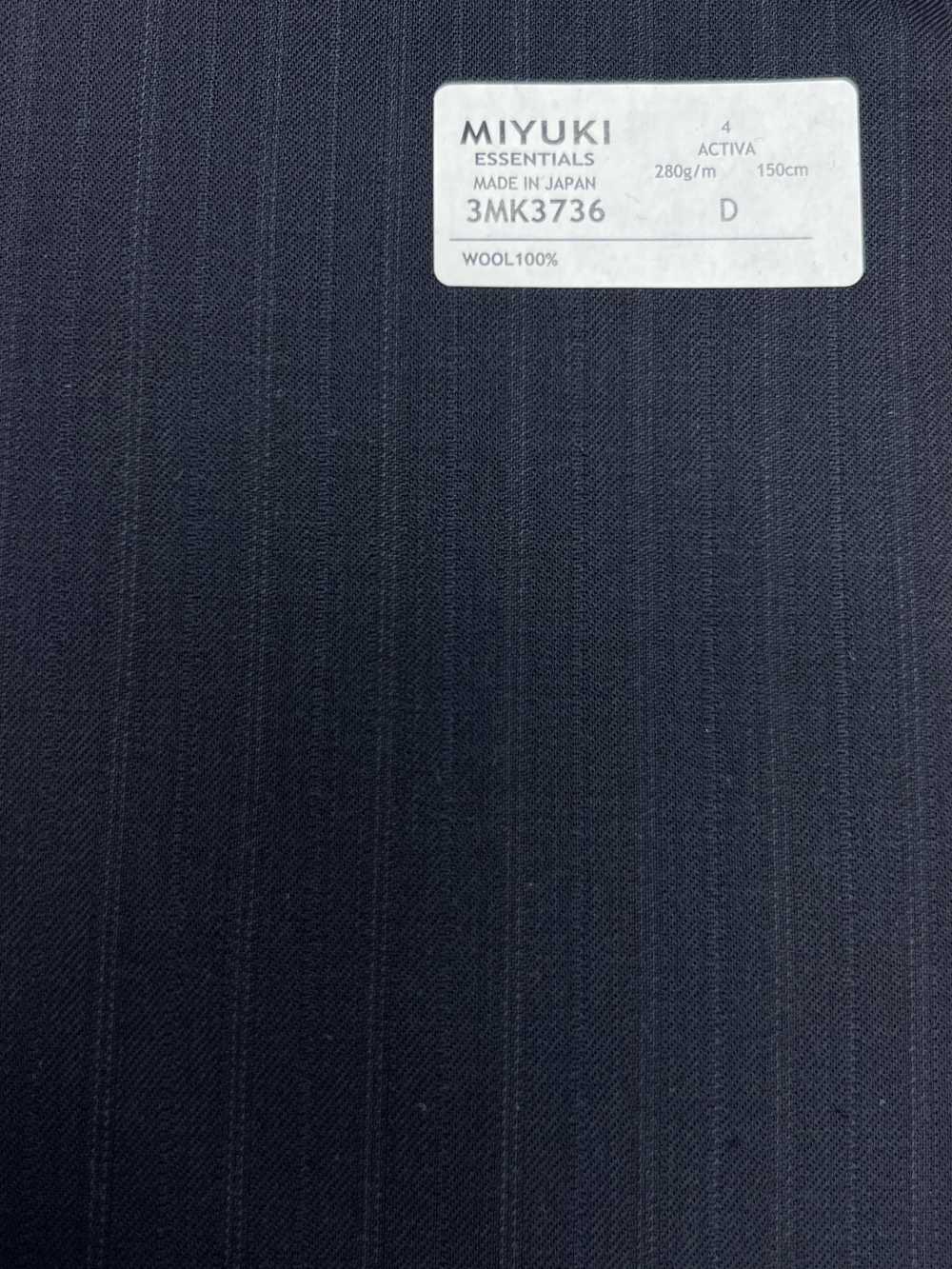 3MK3736 25AW ACTIVA Alternate Stripe Navy[Textil] Miyuki Wollmühlen