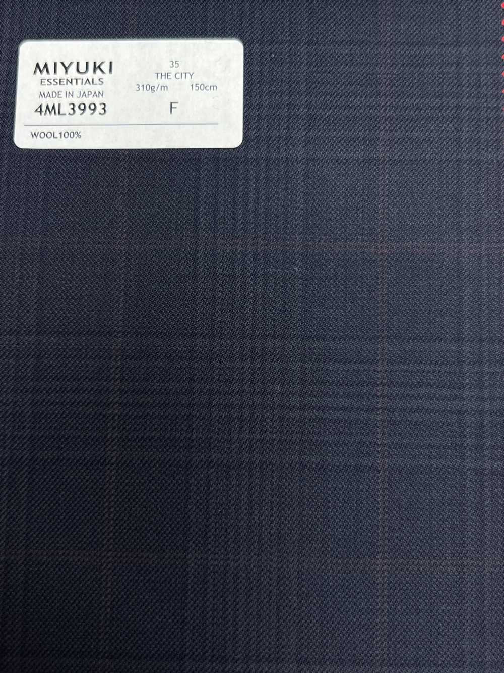 4ML3993 25AW THE CITY Alternate Glencheck Navy[Textil] Miyuki Wollmühlen
