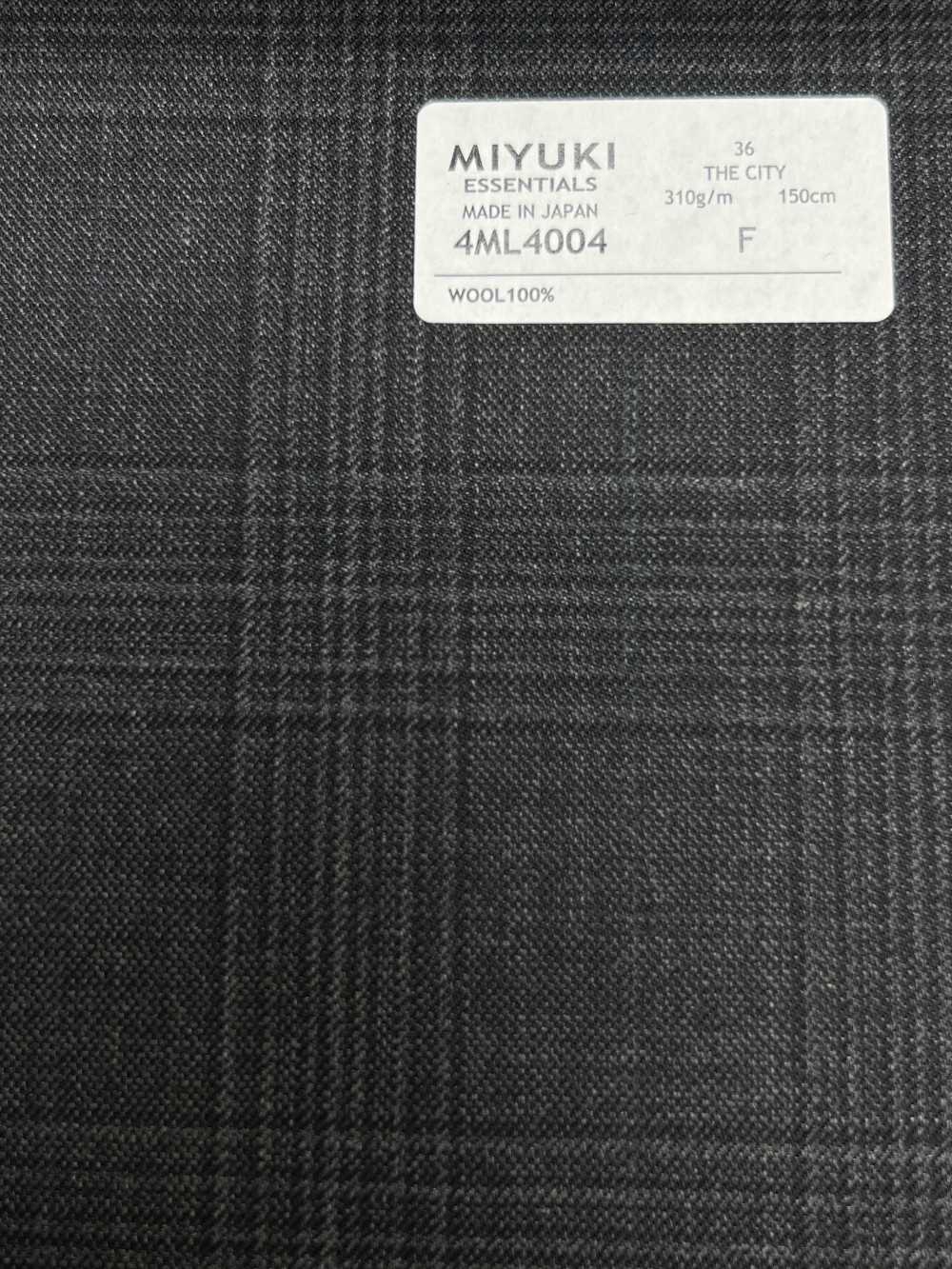 4ML4004 25AW THE CITY Alternate Glen Check Grau[Textil] Miyuki Wollmühlen