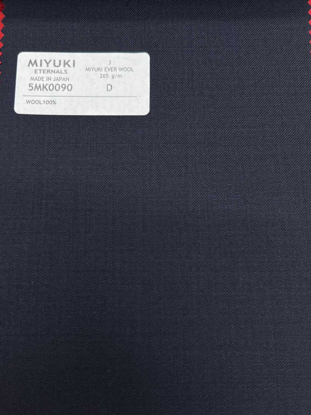 5MK0090 MIYUKI EVER WOOL (Miyuki Everwool) Kein Muster Marine[Textil] Miyuki Wollmühlen