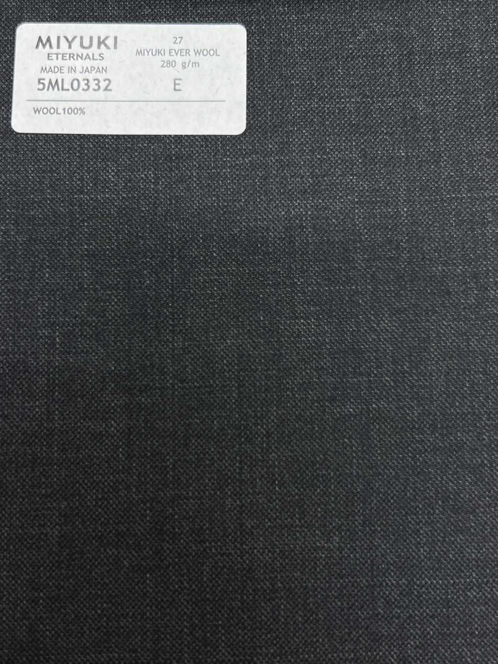 5ML0332 MIYUKI EVER WOOL (Miyuki Everwool) Kein Muster Anthrazit Himmelgrau[Textil] Miyuki Wollmühlen