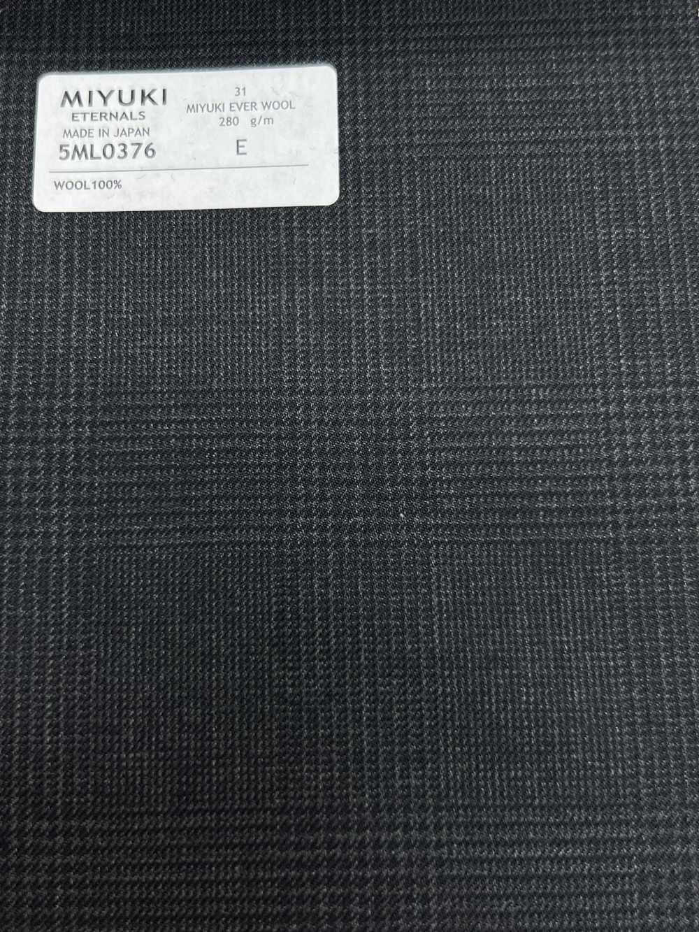 5ML0376 MIYUKI EVER WOOL Glencheck Anthrazit Himmelgrau[Textil] Miyuki Wollmühlen