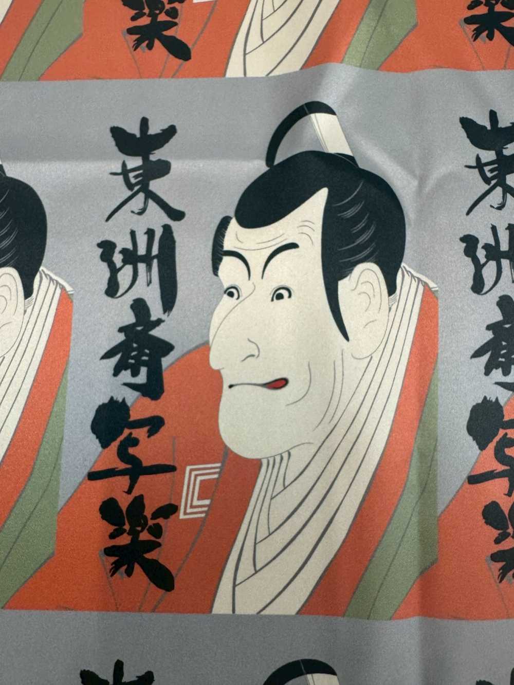 TPS2002 Futter Mit Toshusai Sharaku-Druck, Sich Wiederholendes Muster[Beschichtung]