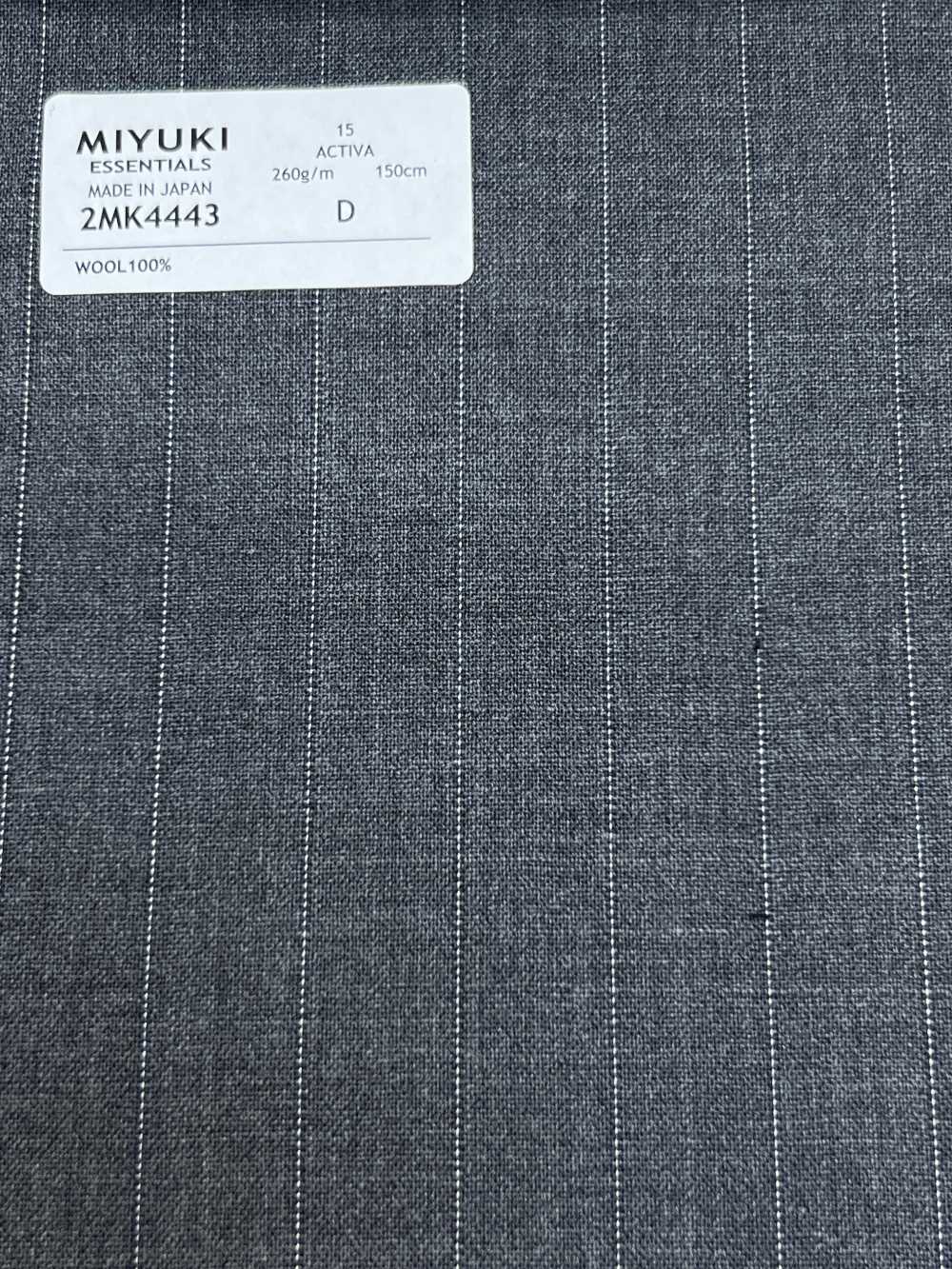 2MK4443 Textil MIYUKI ESSENTIALS ACTIVA Mittelgrau Gestreift Miyuki Wollmühlen