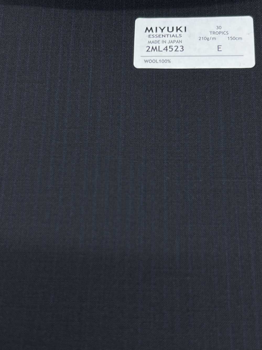 2ML4523 26SS Miyuki Textile MIYUKI Essentials TROPICS Navy Stripe Miyuki Wollmühlen