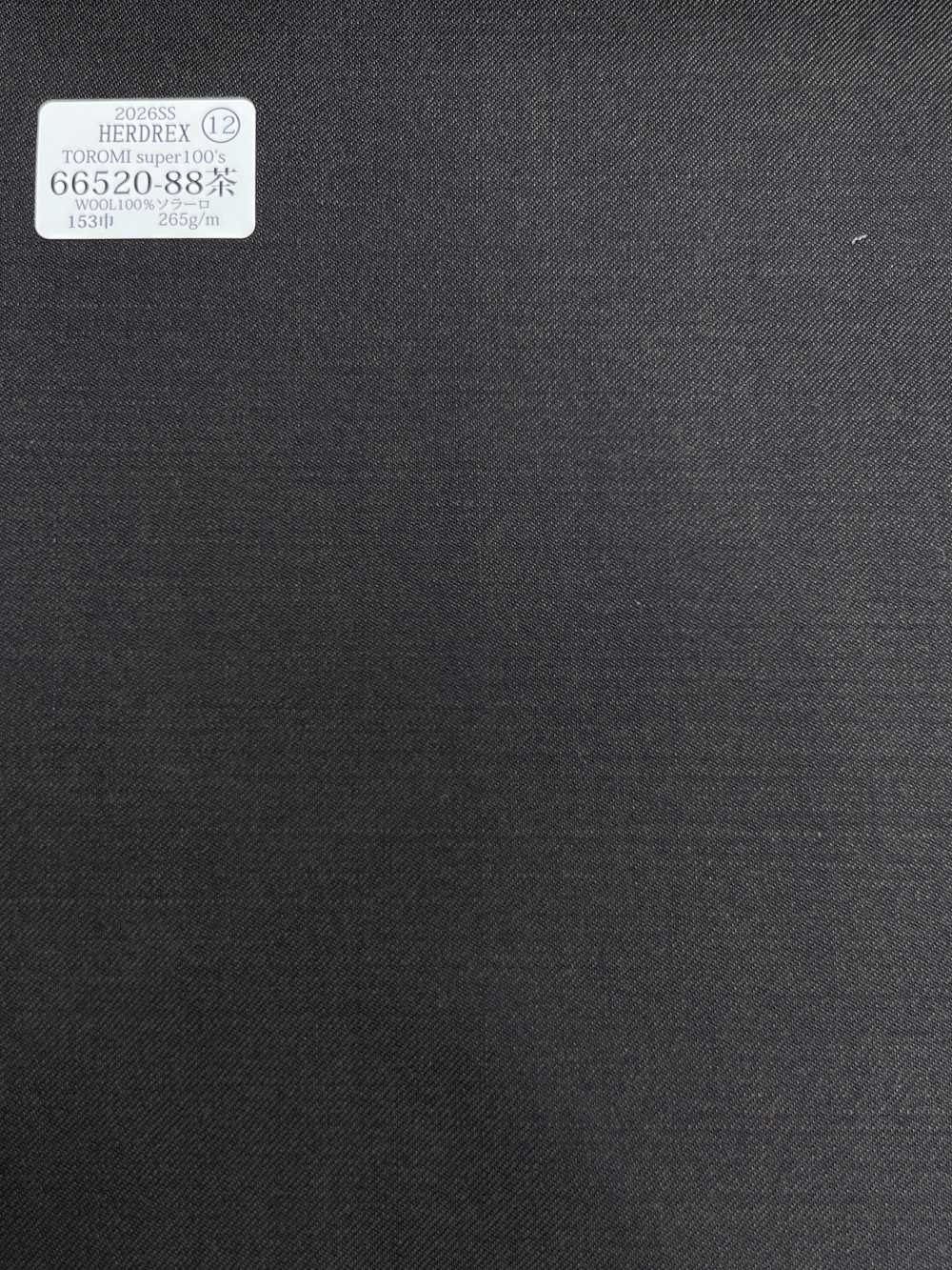 66520-88 26SS HERDREX [TOROMI Super100] Toromi Super 100[Textil] Kunishima Co., Ltd.