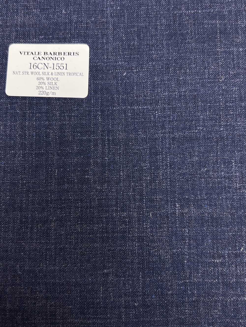 16CN1551 26SS VBC Vitale Barberis Canonico "SUPERSONIC" NATÜRLICHE STRETCH-WOLLE SEIDE & LEINEN TROPISCH[Textil] CANONICO