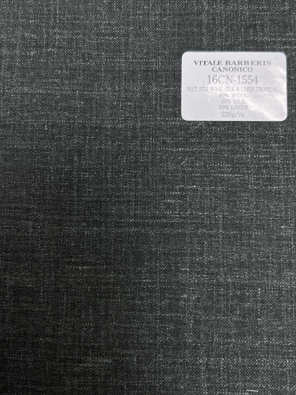 16CN1554 26SS VBC Vitale Barberis Canonico "SUPERSONIC" NATÜRLICHE STRETCH-WOLLE SEIDE & LEINEN TROPISCH[Textil] CANONICO