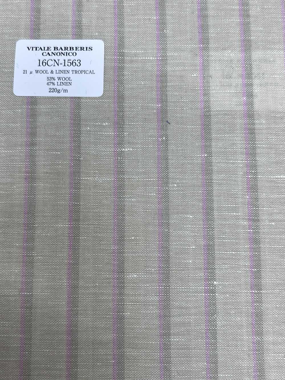 16CN1563 26SS VBC Vitale Barberis Canonico 21 μ WOLLE & LEINEN TROPICAL[Textil] CANONICO