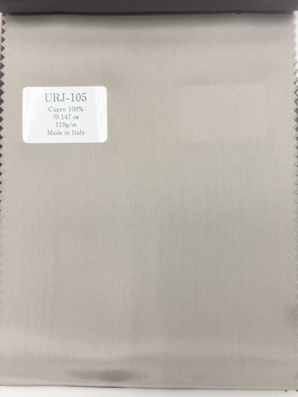 URJ-105 Italienisches Material, 100 % Cupro, Bedrucktes Futter, Ungemustertes Beige.[Beschichtung] TKS