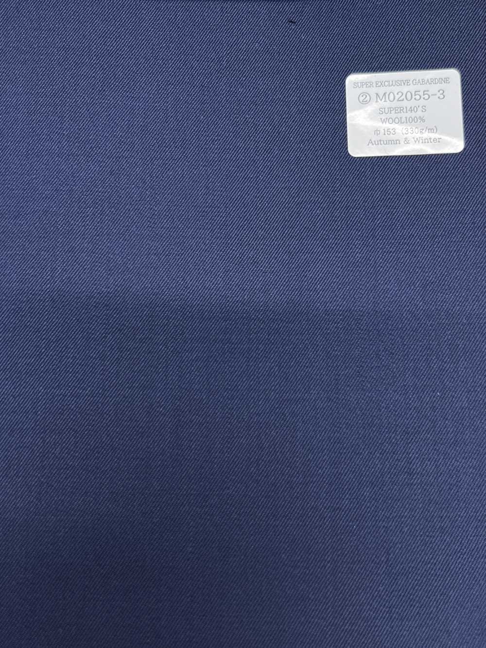 M02055-3 KUNISHIMA1850 Exklusive Linie 【SUPER EXCLUSIVE GABARDINE】 Blau Uni[Textil] Kunishima Co., Ltd.