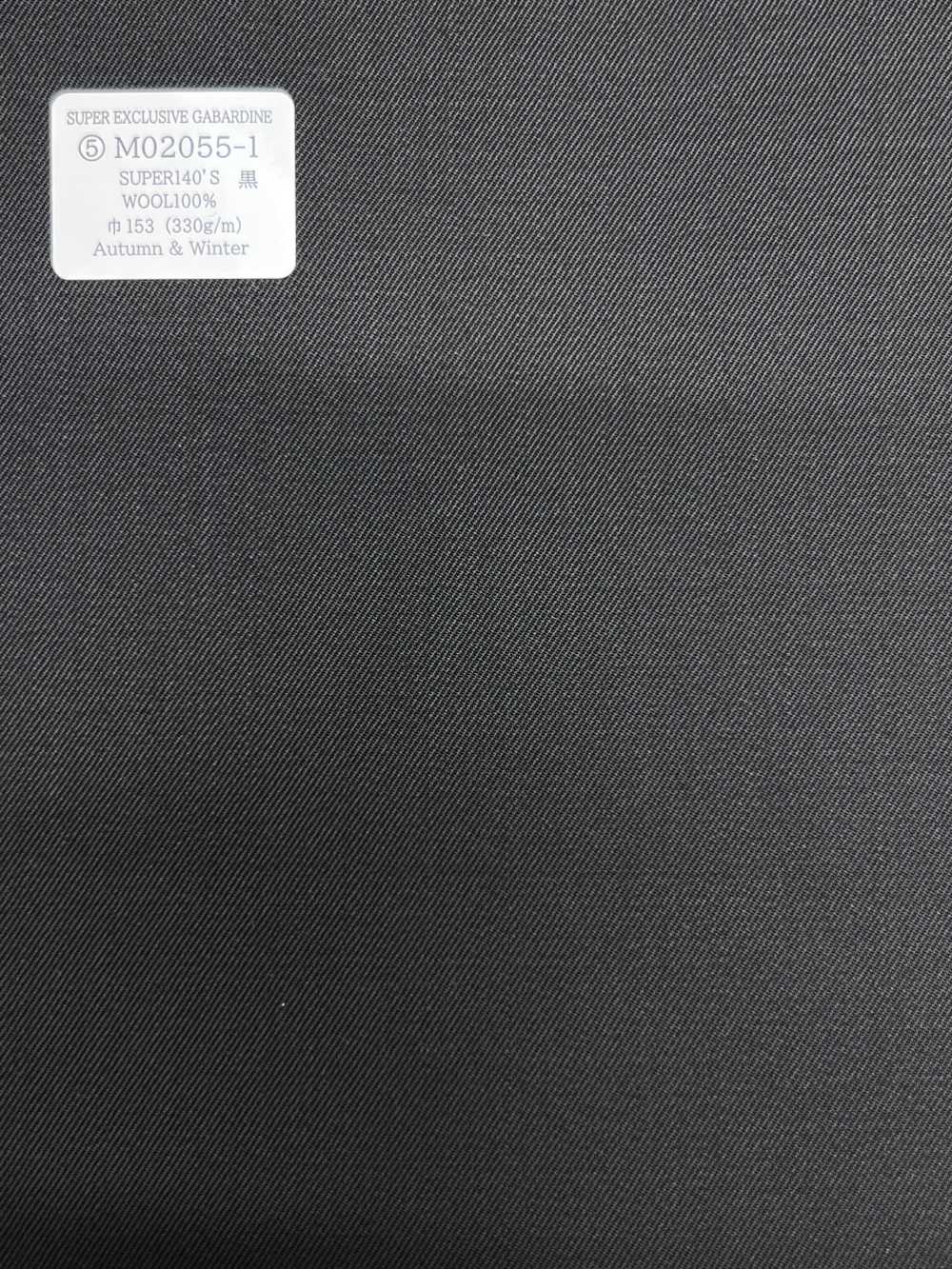 M02055-1 KUNISHIMA1850 Exklusive Linie 【SUPER EXCLUSIVE GABARDINE】 Uni Schwarz[Textil] Kunishima Co., Ltd.