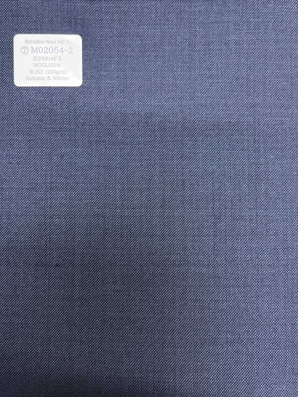 M02054-2 KUNISHIMA1850 Exklusivlinie 【Extrafeine Wolle 140er】 Blaues Haifischleder[Textil] Kunishima Co., Ltd.