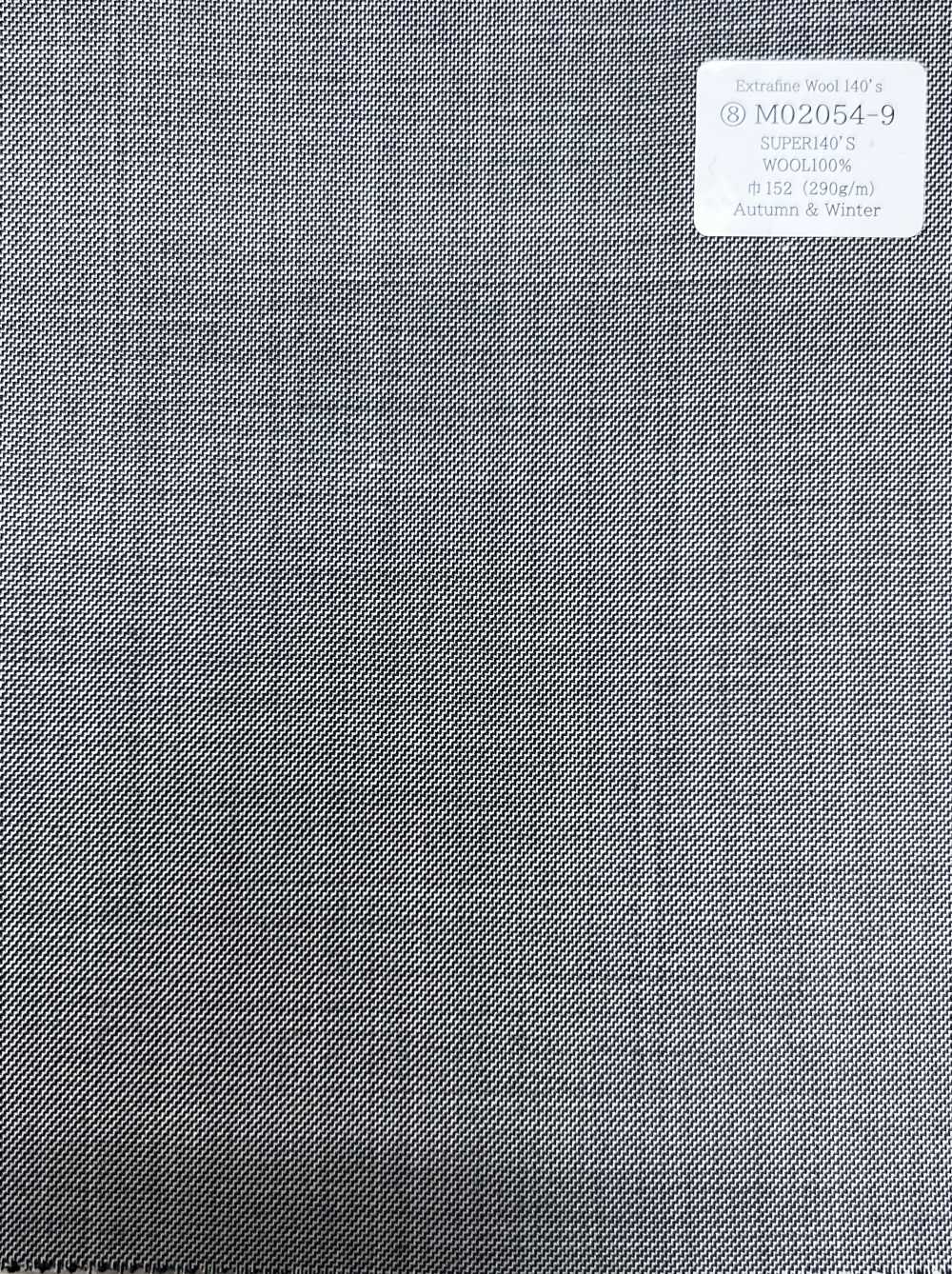 M02054-9 KUNISHIMA1850 Exklusivlinie [Extrafeine Wolle 140er] Schwarz-weißes Haifischleder[Textil] Kunishima Co., Ltd.