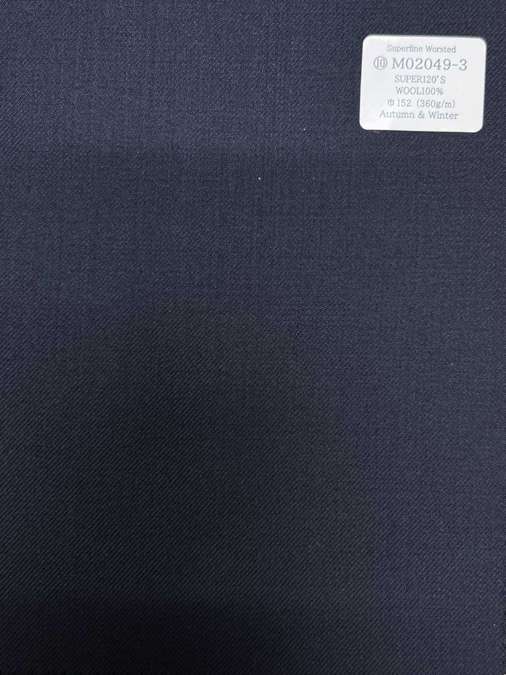 M02049-3 KUNISHIMA1850 Exklusivlinie 【Superfeines Kammgarn】Marineblau, Ohne Muster[Textil] Kunishima Co., Ltd.