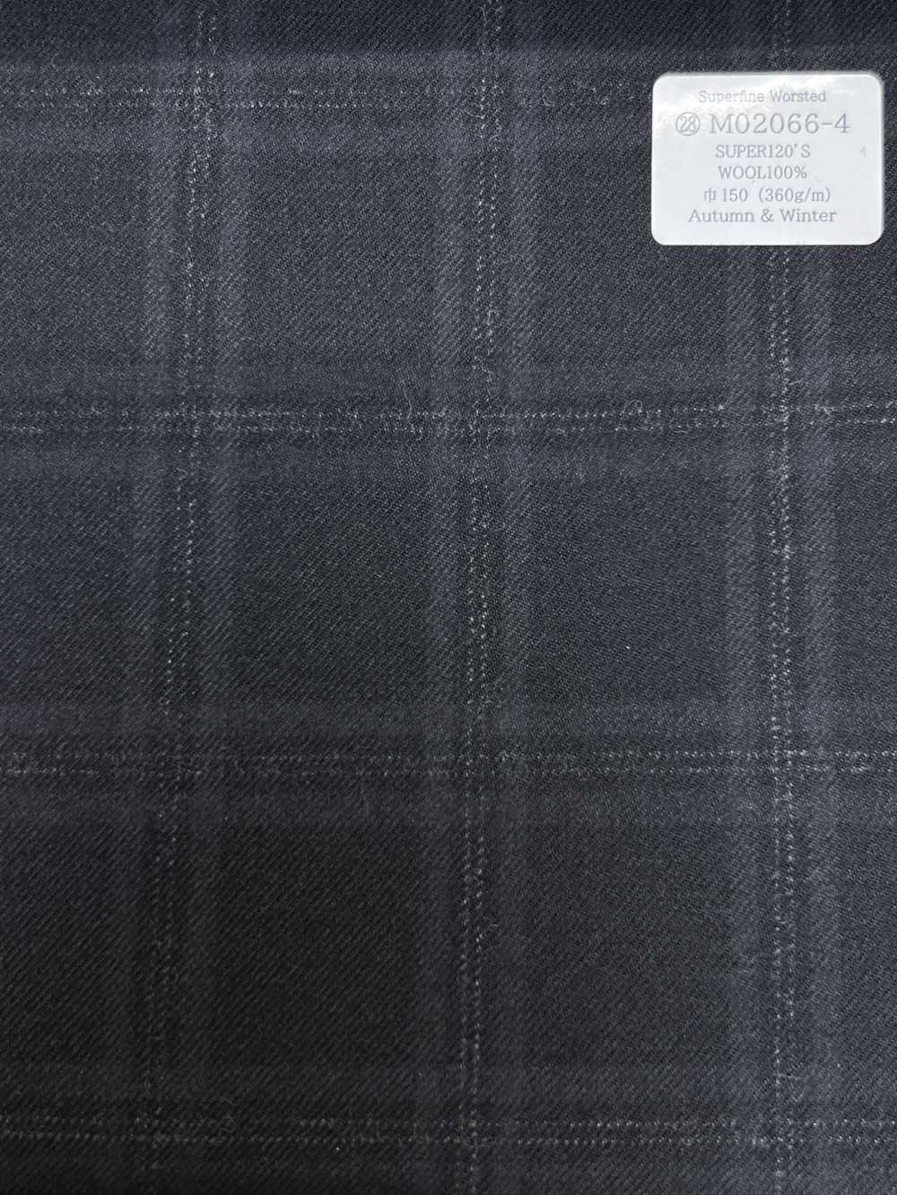 M02066-4 KUNISHIMA1850 Exklusivlinie 【Superfeines Kammgarn】Grau Meliert Kariert[Textil] Kunishima Co., Ltd.