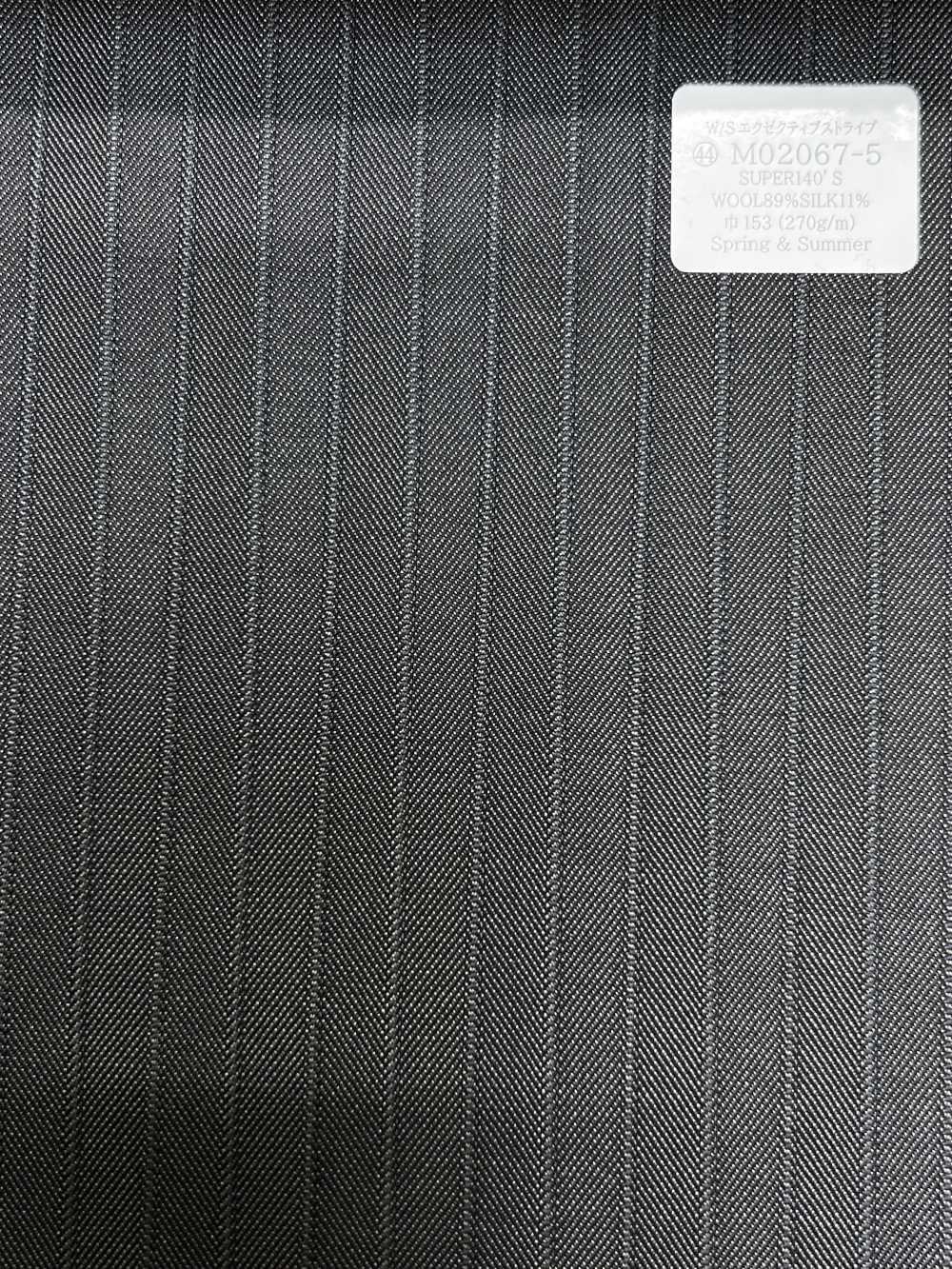 M02067-5 KUNISHIMA1850 Exklusivlinie 【W/S Executive Stripe】 Grauer Streifen[Textil] Kunishima Co., Ltd.
