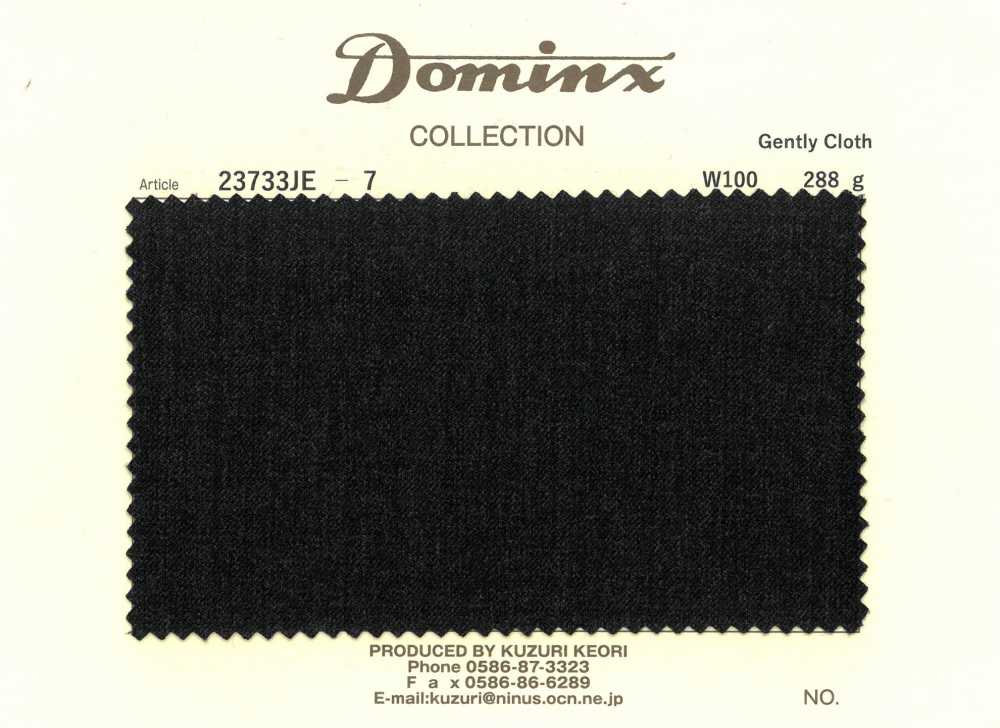 23733JE-7 Sanfter Stoff 100% Wolle DOMINX[Textil] Kuzuri-Wollstoff (DOMINX)
