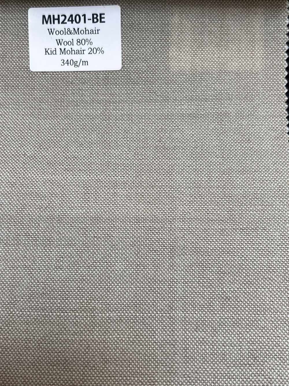 MH2401-BE Standard-Woll-Mohair-Worsted in japanischer Herstellung (Tonic-Stil) Beige[Textil]