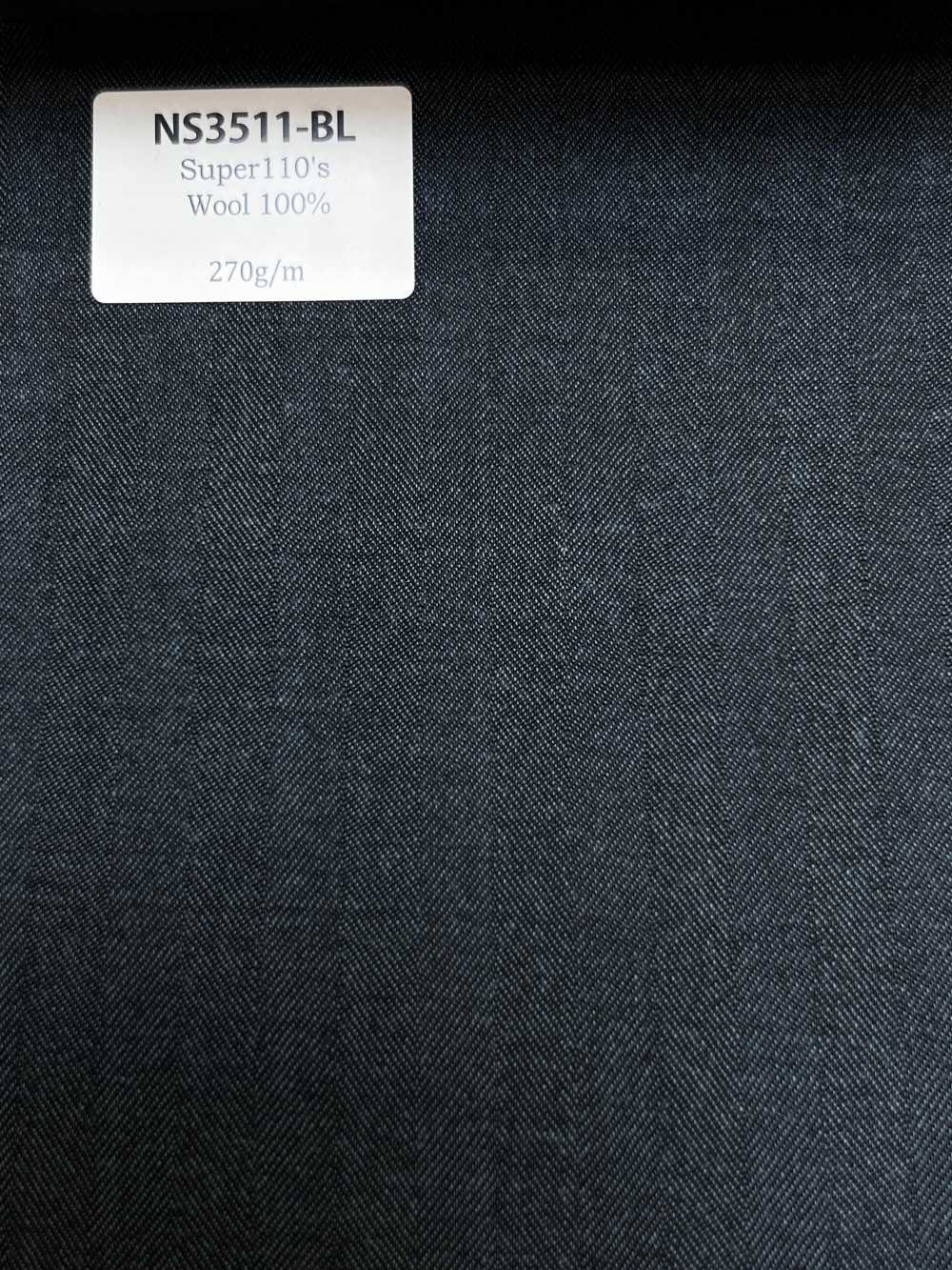 NS3511-BL Klassischer in Japan hergestellter Super 110's Wollstretch in Blau[Textil] HOSOI SYOJI