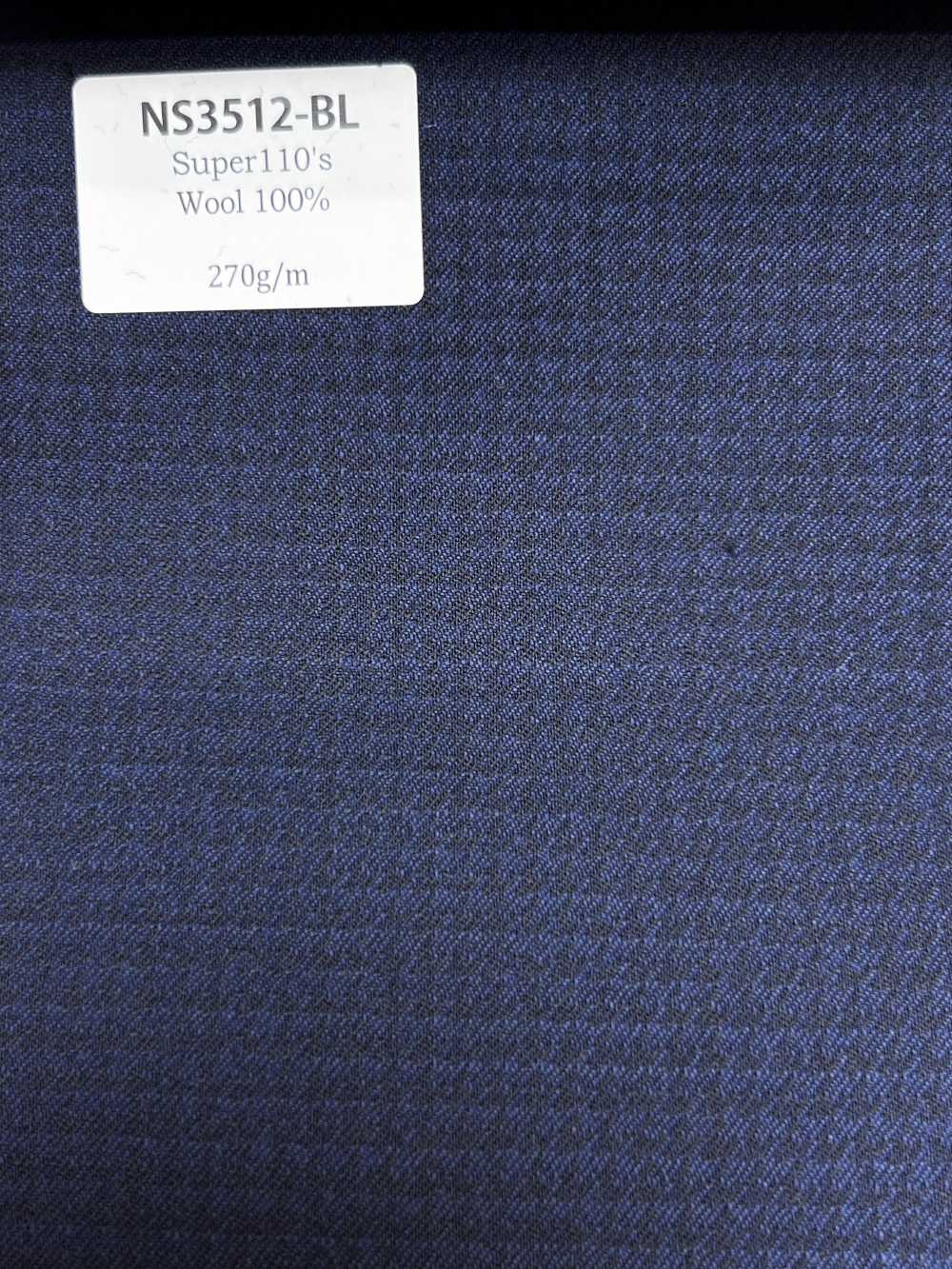 NS3512-BL Klassischer, in Japan hergestellter Super110’s Woll-Stretch in Blau[Textil] HOSOI SYOJI