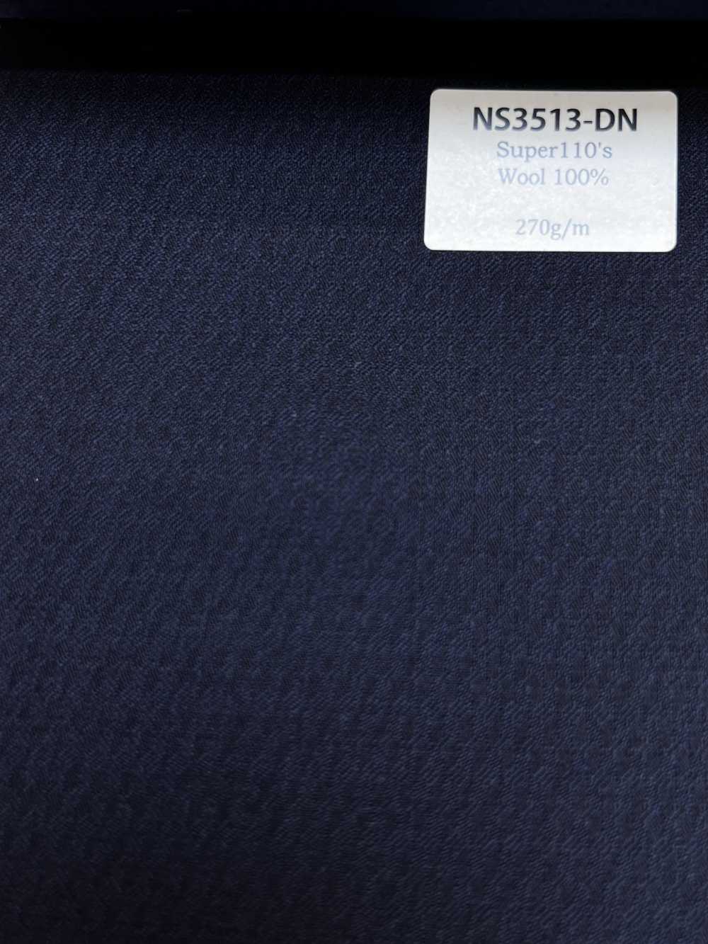 NS3513-DN Klassischer heimischer Super110’s Wollstretch Dunkelmarineblau[Textil] HOSOI SYOJI
