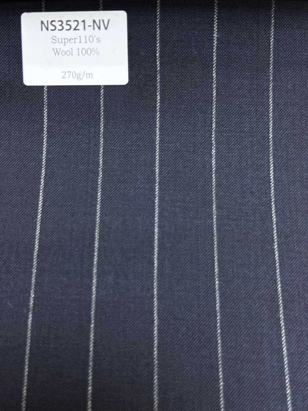 NS3521-NV Klassischer marineblauer Super-110er Wollstretch aus Japan[Textil] HOSOI SYOJI