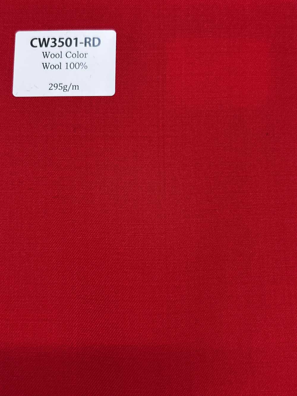 CW3501-RD Standard-Farbkollektion aus japanischer Wolle, Rot[Textil] HOSOI SYOJI
