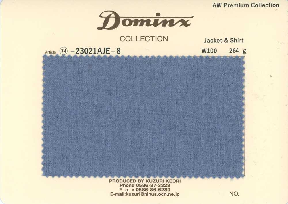 23021AJE-8 Standard-Jacke & -Hemd 100 % Wolle DOMINX (Dominx) Premium-Kollektion Hellblau[Textil] Kuzuri-Wollstoff (DOMINX)