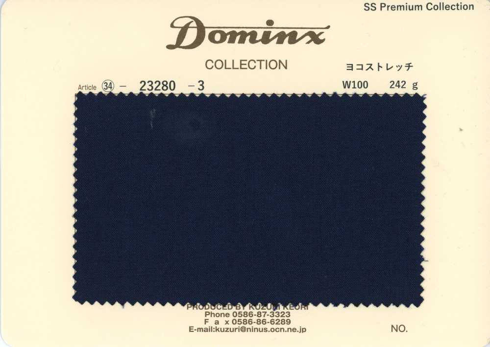 23280-3 Standard-Hosenkollektion Schusselastisch 100 % Wolle DOMINX Premium-Kollektion Marineblau[Textil] Kuzuri-Wollstoff (DOMINX)