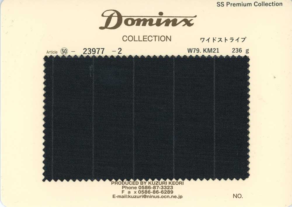 23977-2 Standard Zickelhaar DOMINX Premium Collection Breite Streifen Anthrazit[Textil] Kuzuri-Wollstoff (DOMINX)