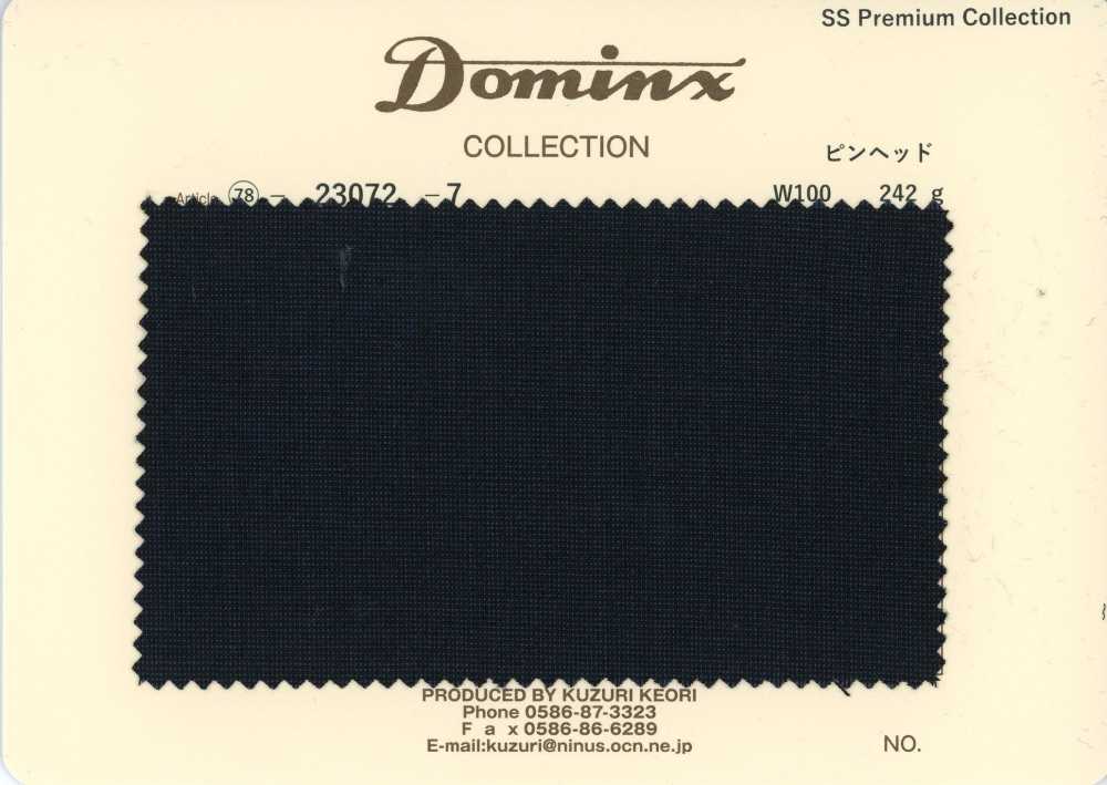23072-7 Klassisches Nadelkopf-Kid-Mohair DOMINX Premium-Kollektion Anthrazit[Textil] Kuzuri-Wollstoff (DOMINX)