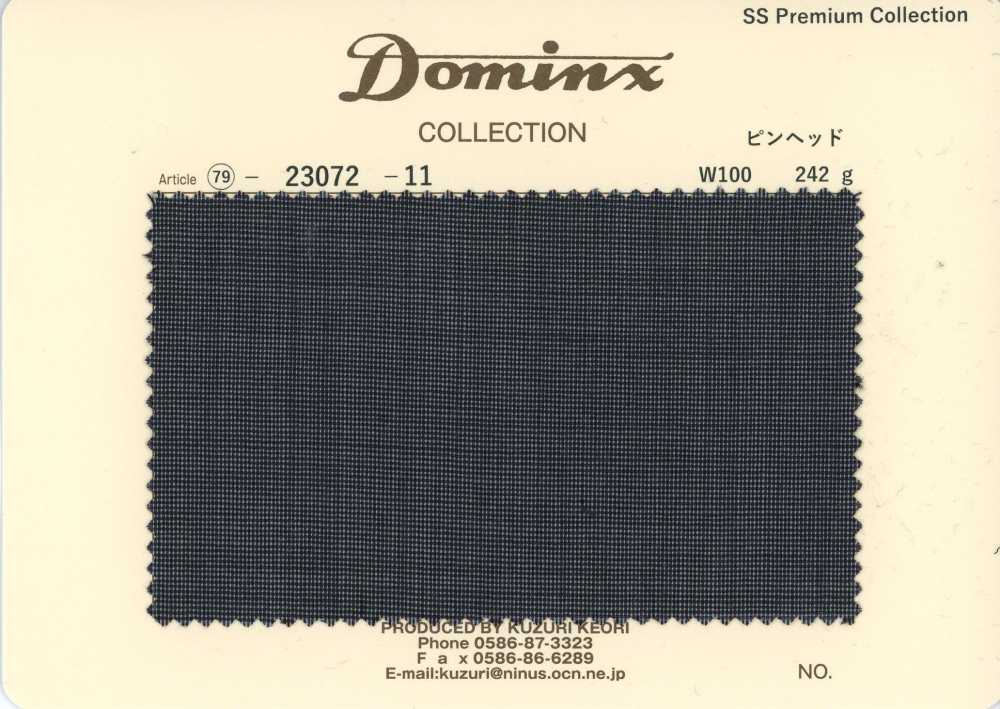 23072-11 Standard Pinhead Kid-Mohair DOMINX (Dominx) Premium-Kollektion Grau[Textil] Kuzuri-Wollstoff (DOMINX)