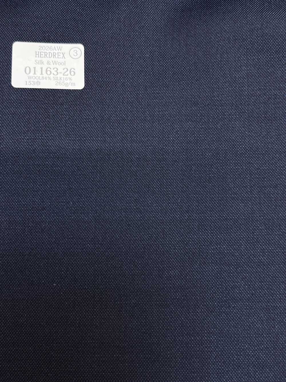 01163-26 26AW HERDREX [Seide & Wolle] Seide & Wolle Marineblau uni[Textil] Kunishima Co., Ltd.
