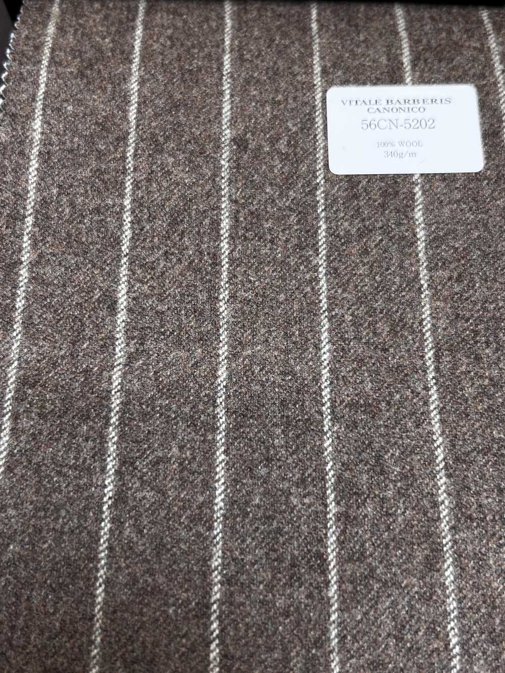 56CN5202 CANONICO ORIGINAL Wollflanell Braun/Beige-Streifen[Textil] CANONICO