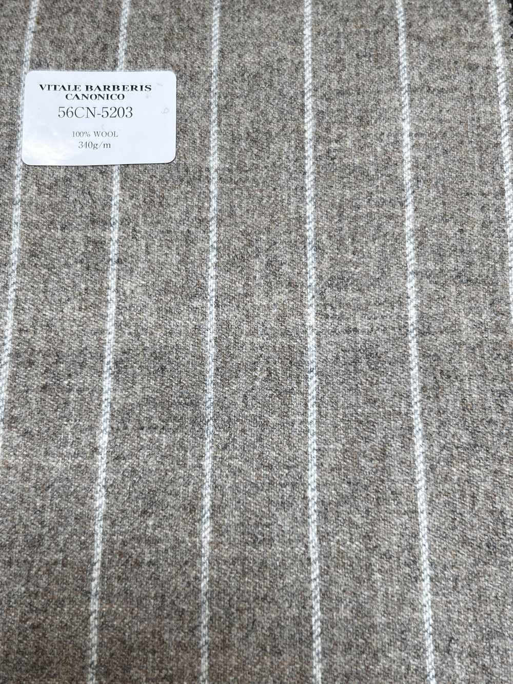 56CN5203 CANONICO ORIGINAL Wollflanell Beige/Cremeweiß gestreift[Textil] CANONICO