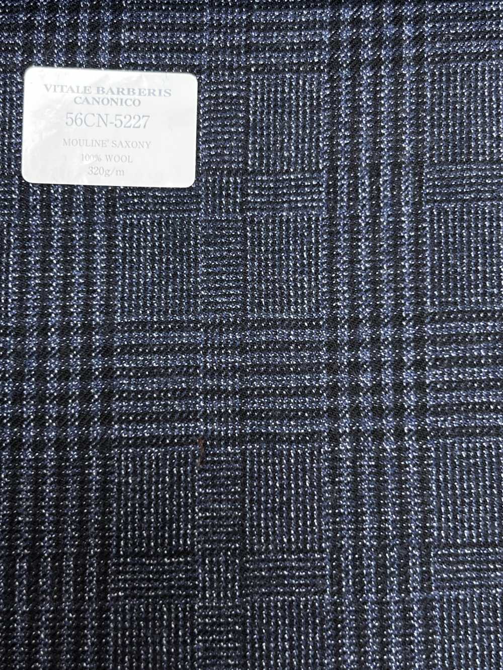 56CN5227 CANONICO (Canonico) 21 Mouline Saxony Marineblau Glencheck[Textil] CANONICO