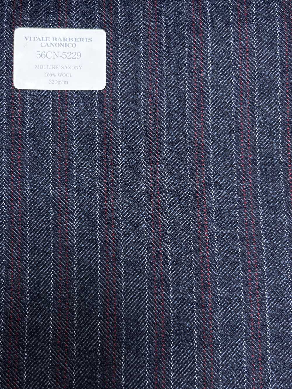 56CN5229 CANONICO 21 MOULINE SAXONY Marineblau/Rot gestreift[Textil] CANONICO