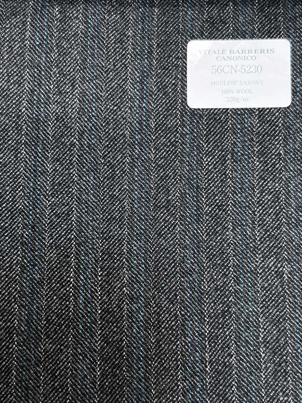 56CN5230 CANONICO 21 MOULINE SAXONY Grau/Türkis gestreift[Textil] CANONICO