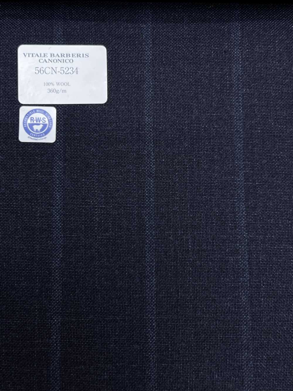 56CN5234 CANONICO RWS TRADITIONELLER KAMMGARNSTOFF 21 Dunkelmarine-Streifen[Textil] CANONICO
