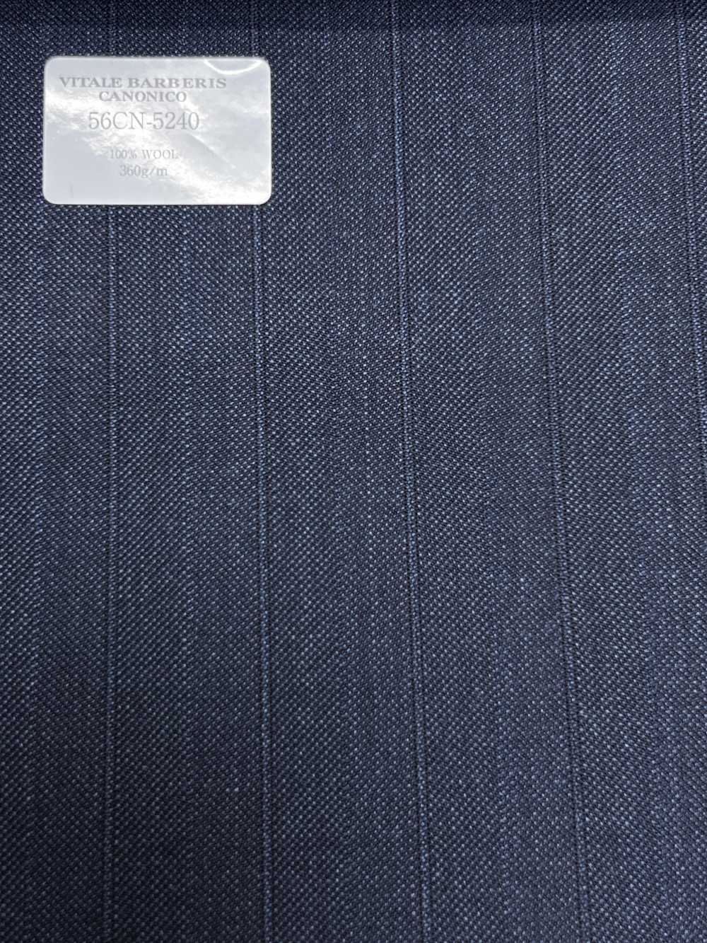 56CN5240 CANONICO Traditioneller Kammgarnstoff 21 Dunkelmarine Schattenstreifen[Textil] CANONICO