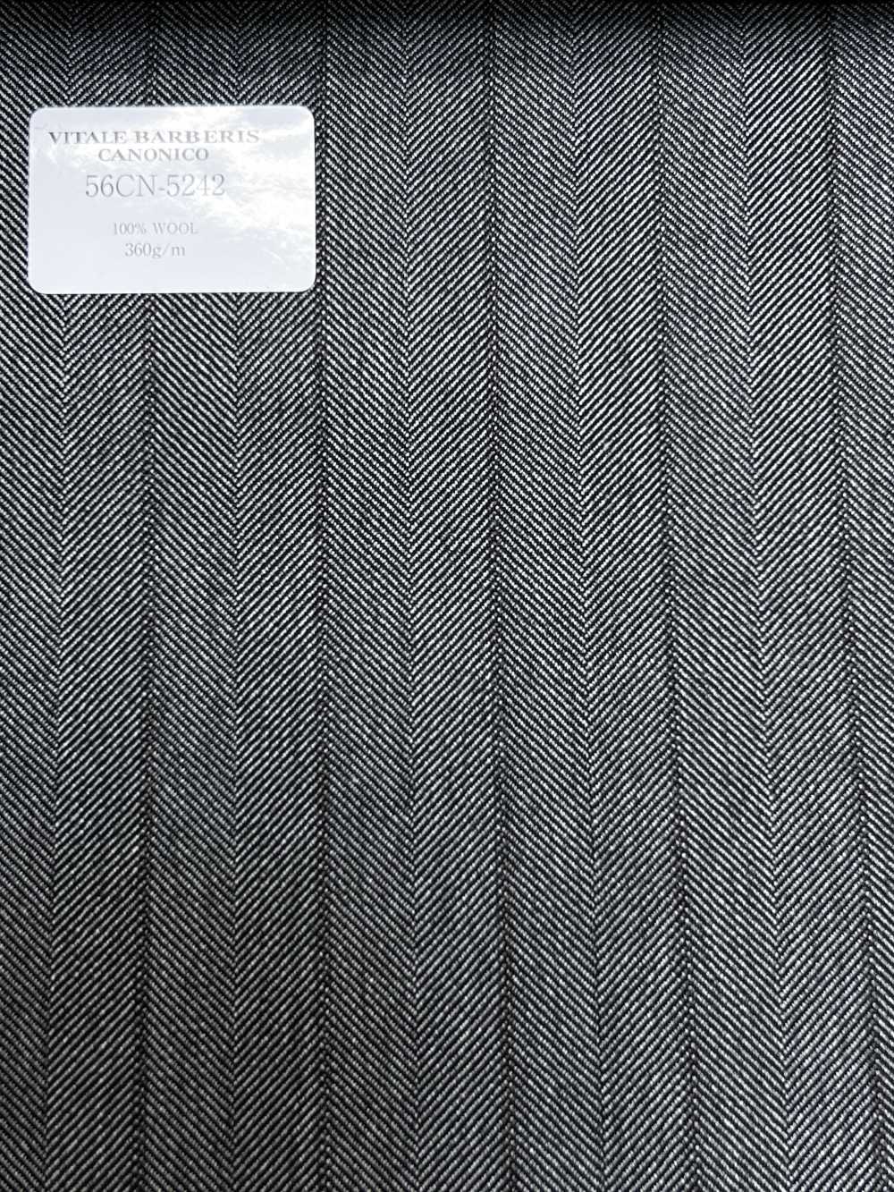 56CN5242 CANONICO (Canonico) traditioneller Kammgarnstoff 21 Grau/Braun Schattenstreifen[Textil] CANONICO
