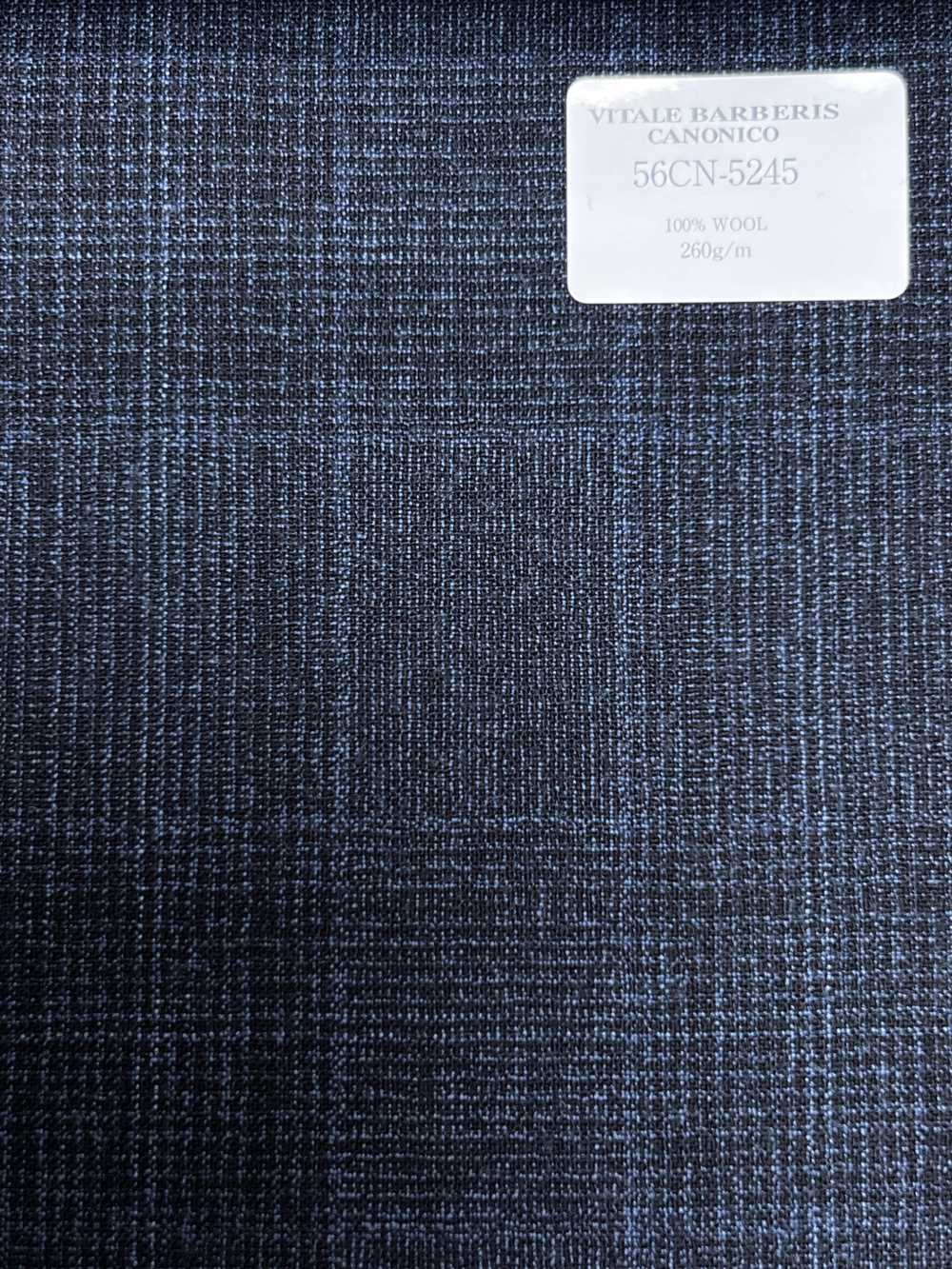 56CN5245 CANONICO gewalkter Tropical, Marineblau, Glencheck[Textil] CANONICO