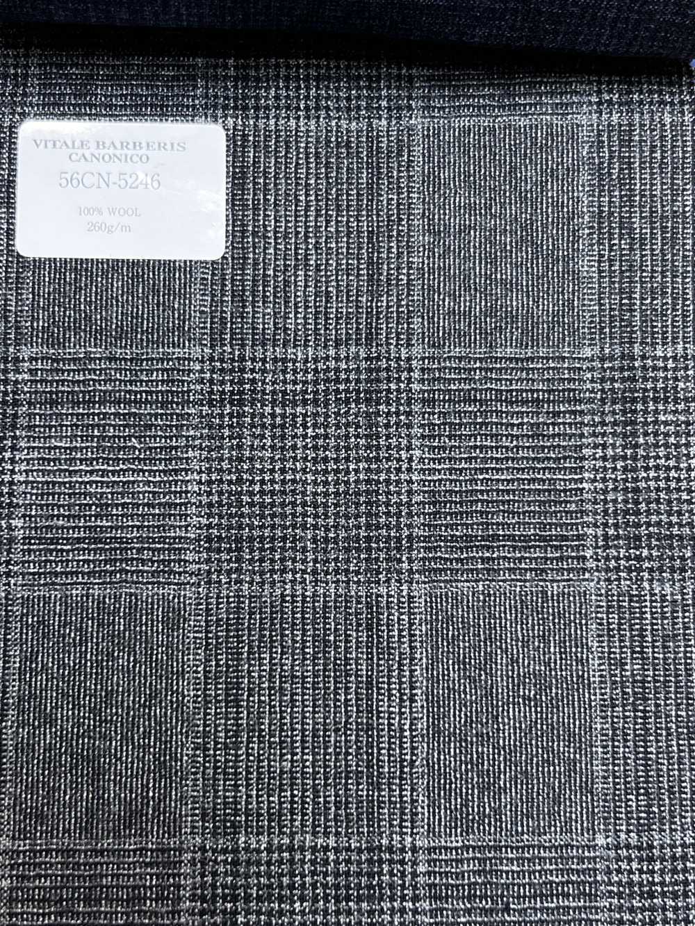 56CN5246 CANONICO (Canonico) gewalkter Tropical Grau Glencheck[Textil] CANONICO
