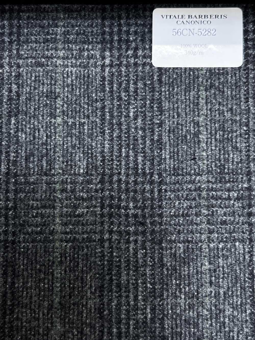 56CN5282 CANONICO Original Wollflanell Grau/Grünes Glencheck[Textil] CANONICO