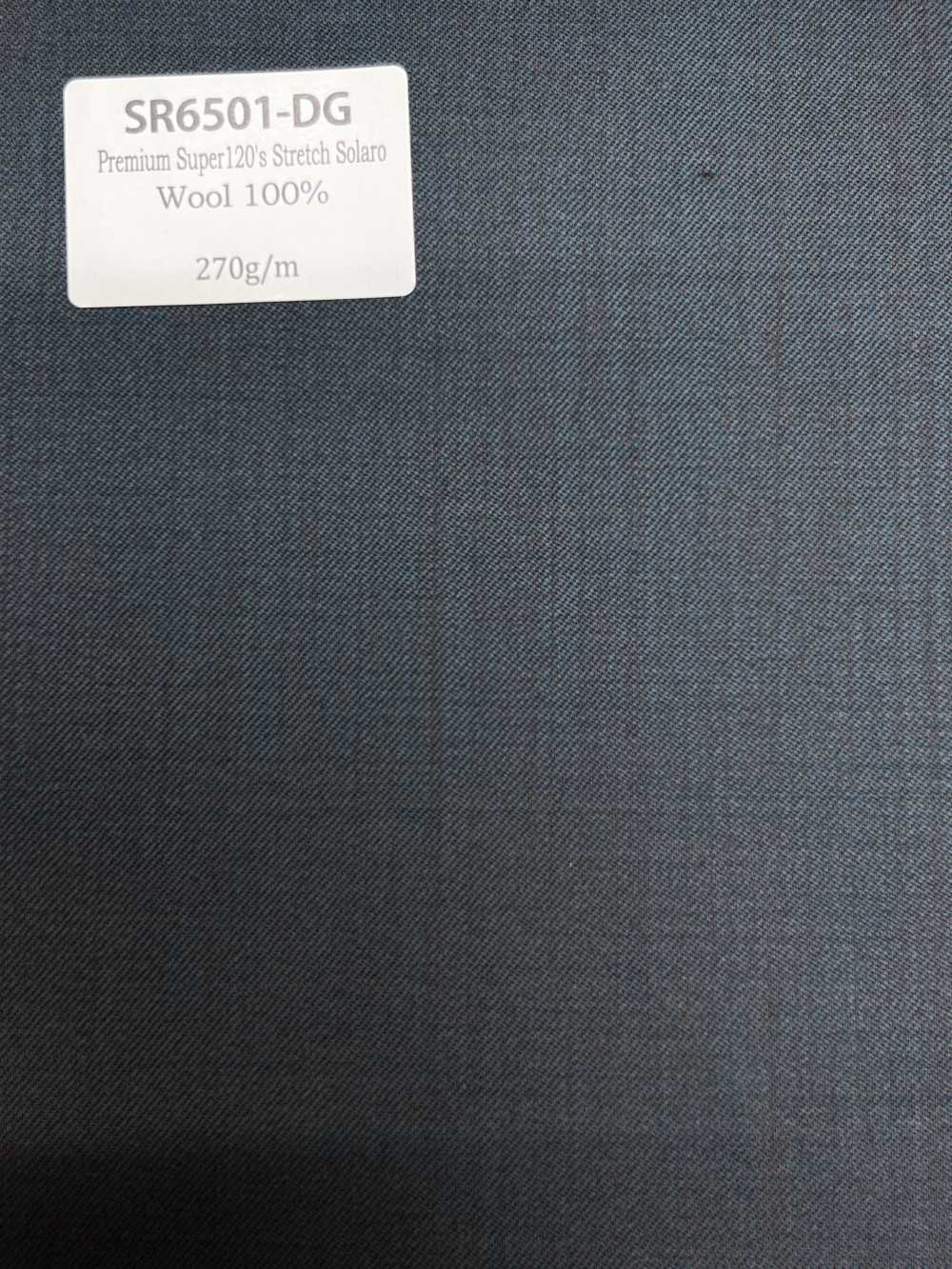 SR6501-DG Standard Japanisch hergestellt Premium Super120' Einlagig Stretch Solaro Dunkelgrau Ohne Muster Schi[Textil] HOSOI SYOJI