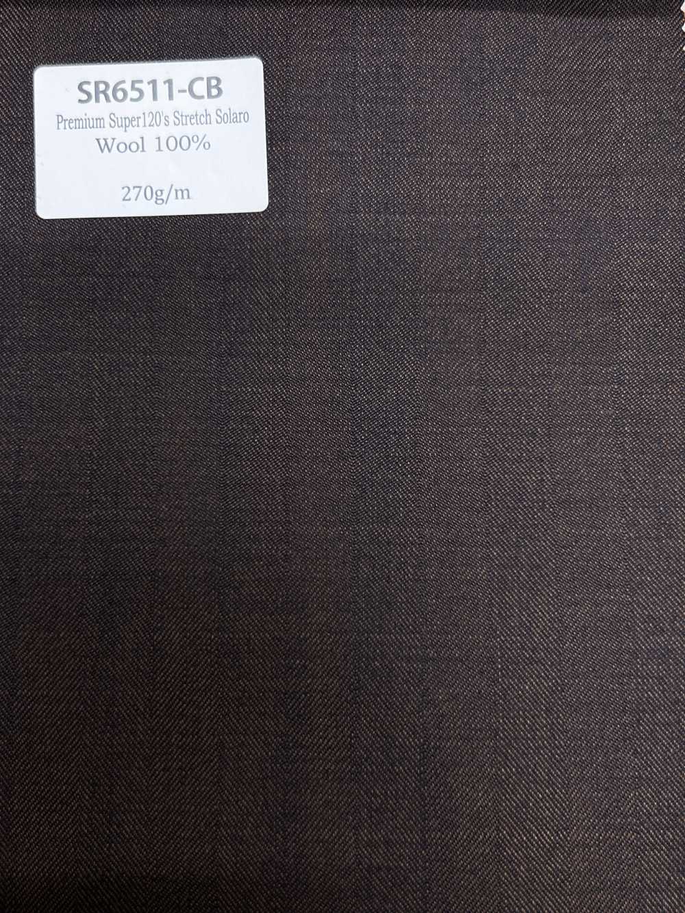 SR6511-CB Standard, in Japan hergestellter Premium Super 120's Single Yarn Stretch Solaro anthrazitbrauner Kor[Textil] HOSOI SYOJI